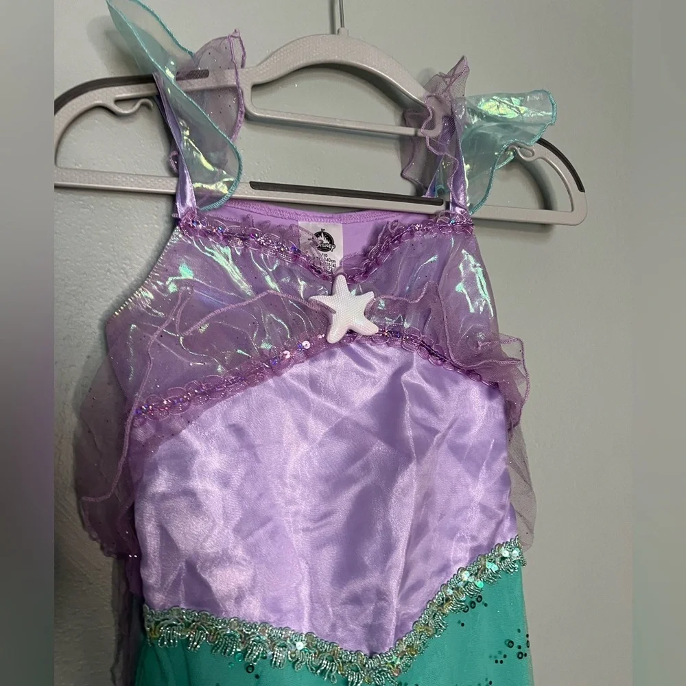 Disney Princess ARIEL The Little‎ Mermaid Girls Sequin Glitter Costume